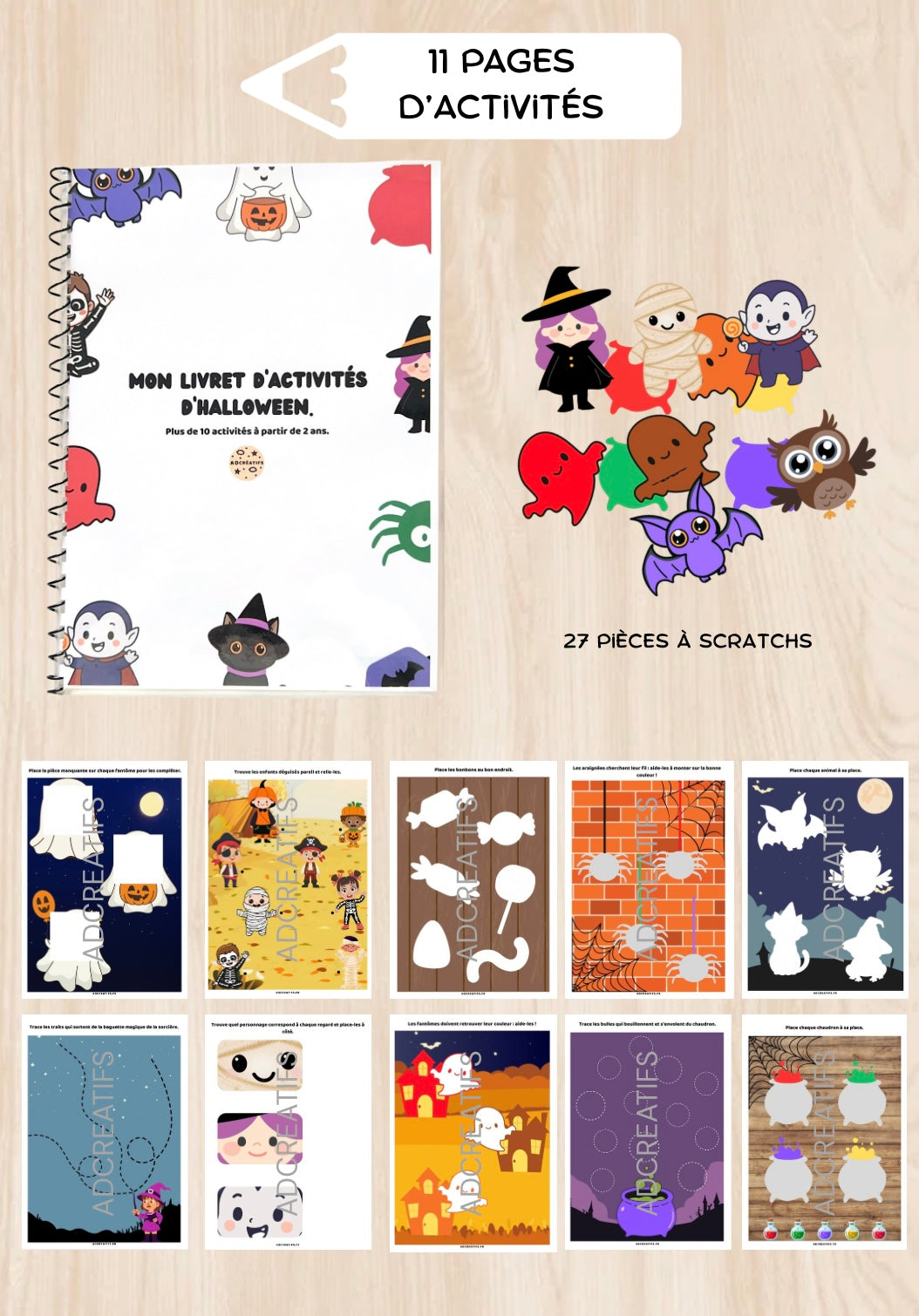 Livret d’Activités - Halloween – dès 2 ans