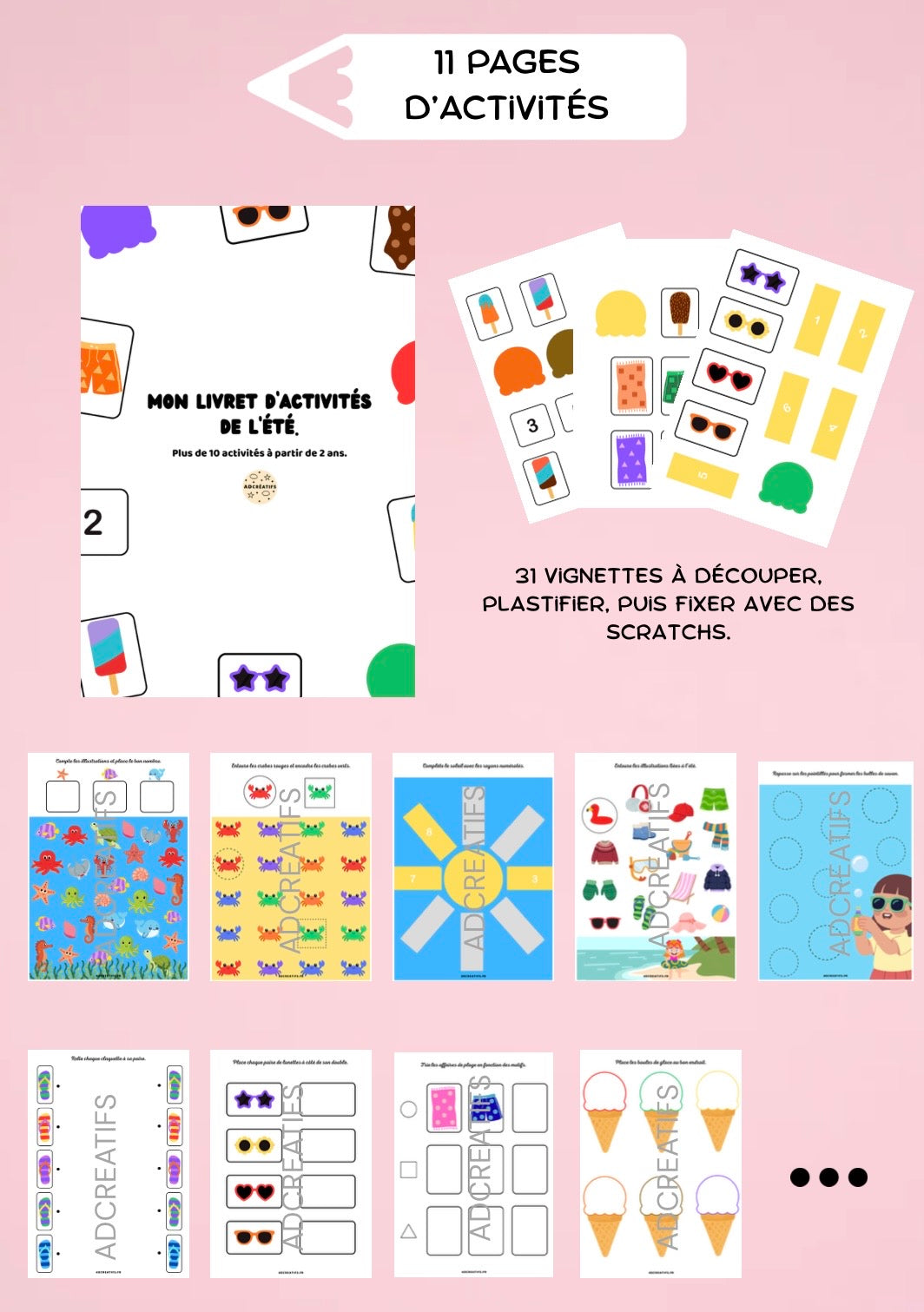 PDF - Activités Été - Dès 2 ans