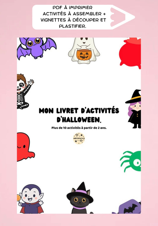 PDF - Activités Halloween - Dès 2 ans