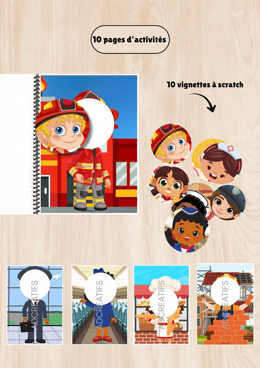 Puzzles 1 pièce - Les métiers