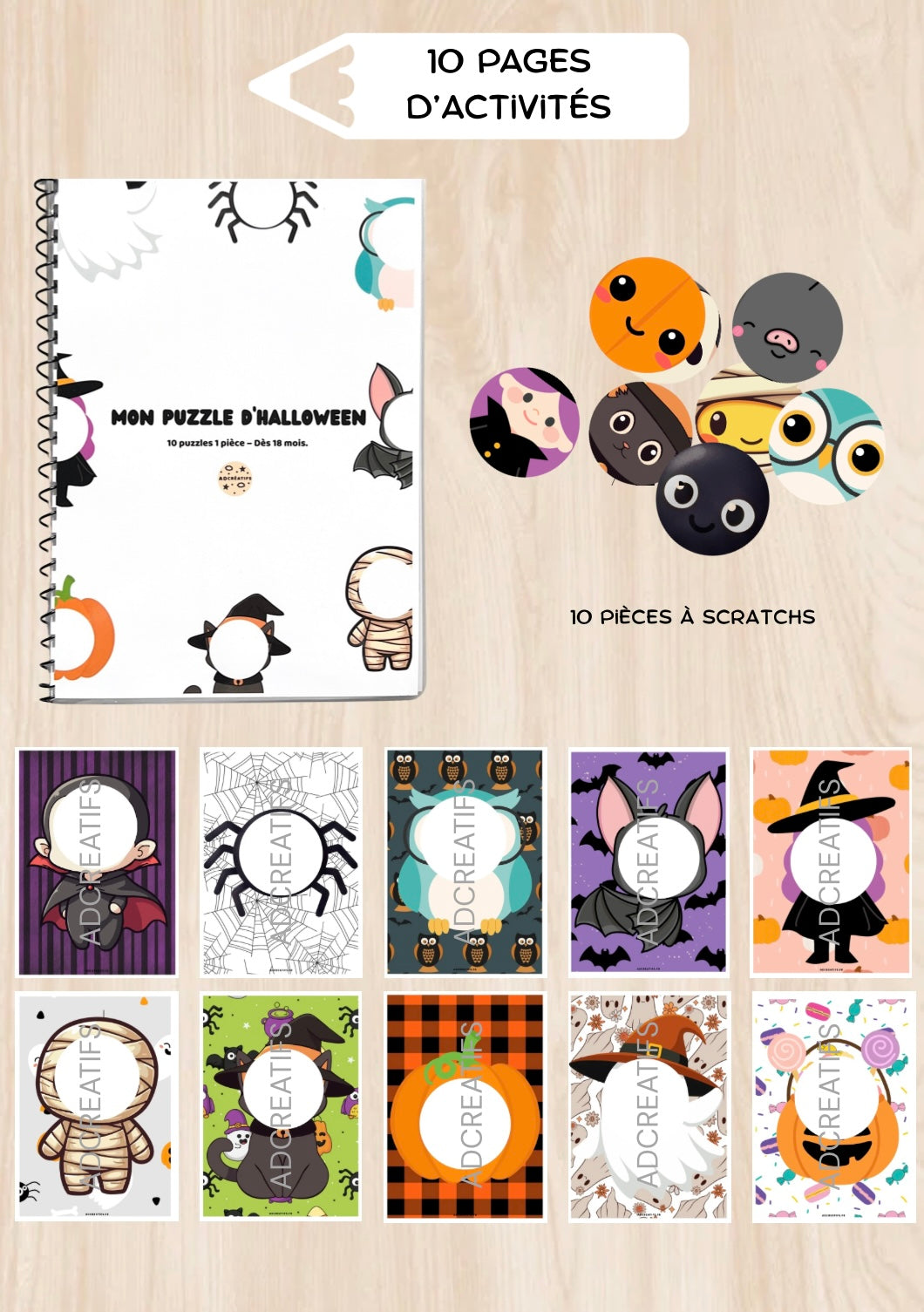 Puzzle 1 pièce – Halloween