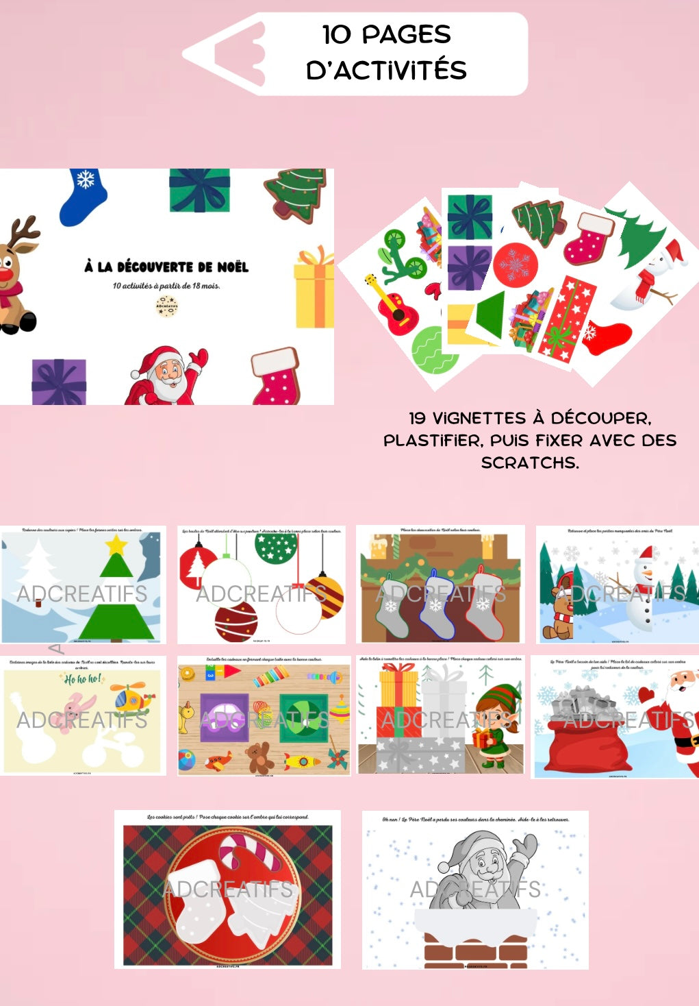 PDF - Activités Noël - Dès 18 mois