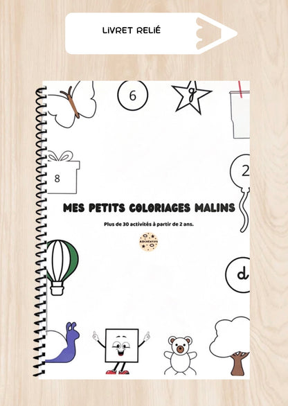 Livret coloriages logiques évolutifs - 2 à 5 ans