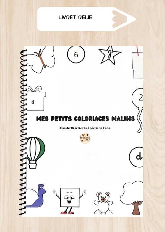 Livret coloriages logiques évolutifs - 2 à 5 ans