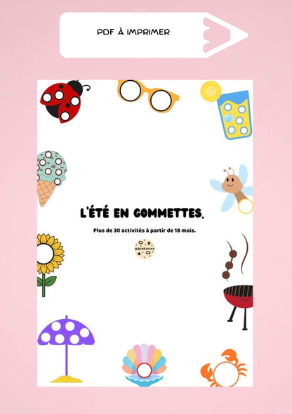 PDF -  35 Jeux de gommettes - Été