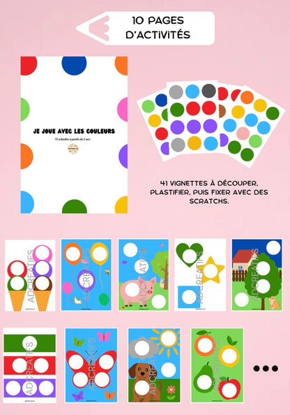 PDF - Activités couleurs - Dès 2 ans