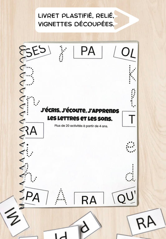 Livret d'activités -  L'écriture des Lettres et des Sons - 4 à 6 ans