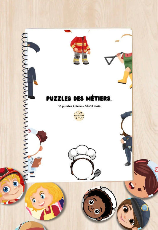 Puzzles 1 pièce - Les métiers
