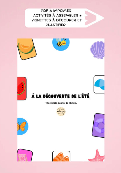 PDF - Activités Été - Dès 18 mois