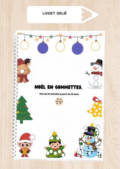 Livret d'Activités - 35 Jeux gommettes - Noël