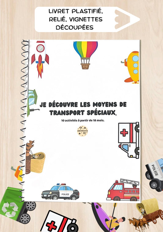 Livret d’Activités - les moyens de transport spéciaux